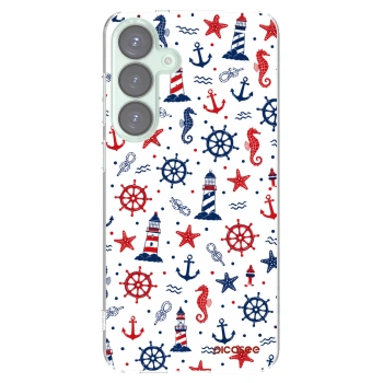 Picasee silikónový prehľadný obal pre Samsung Galaxy S25+ 5G - Sailor Vibes