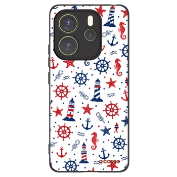Picasee silikónový čierny obal pre Xiaomi Redmi Note 14 4G - Sailor Vibes