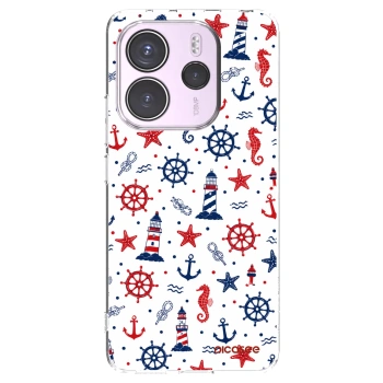 Picasee silikónový prehľadný obal pre Xiaomi Redmi Note 14 4G - Sailor Vibes