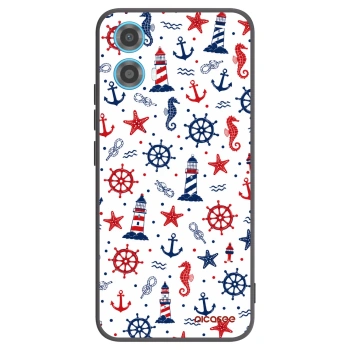Picasee silikónový čierny obal pre Motorola Moto G34 5G - Sailor Vibes