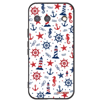 Picasee silikónový čierny obal pre Google Pixel 9 - Sailor Vibes