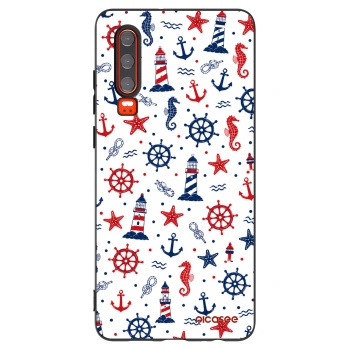Picasee silikónový čierny obal pre Huawei P30 - Sailor Vibes