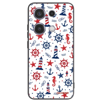 Picasee silikónový čierny obal pre Xiaomi Redmi Note 14S - Sailor Vibes
