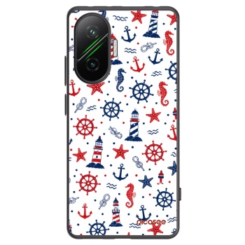 Picasee silikónový čierny obal pre Xiaomi Poco F7 5G - Sailor Vibes