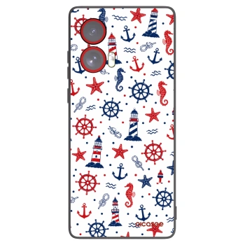 Picasee silikónový čierny obal pre Motorola Edge 50 Fusion - Sailor Vibes