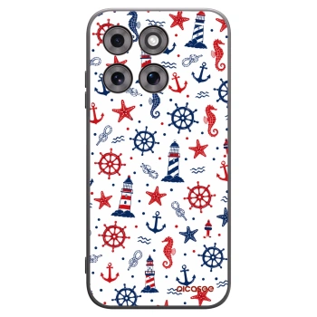 Picasee silikónový čierny obal pre Motorola Moto G77 - Sailor Vibes