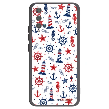 Picasee silikónový čierny obal pre Huawei Nova 5T - Sailor Vibes