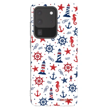 Picasee silikónový prehľadný obal pre Samsung Galaxy S20 Ultra 5G G988F - Sailor Vibes