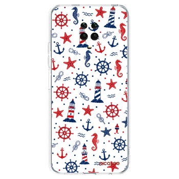 Picasee silikónový prehľadný obal pre Xiaomi Redmi Note 9 Pro - Sailor Vibes