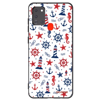 Picasee silikónový čierny obal pre Samsung Galaxy A21s - Sailor Vibes