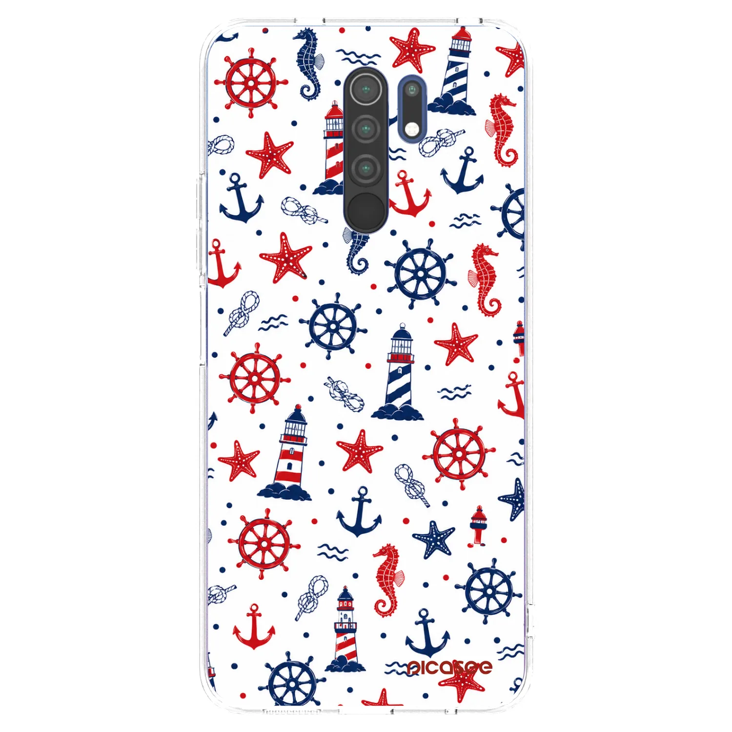 Picasee silikónový prehľadný obal pre Xiaomi Redmi 9 - Sailor Vibes