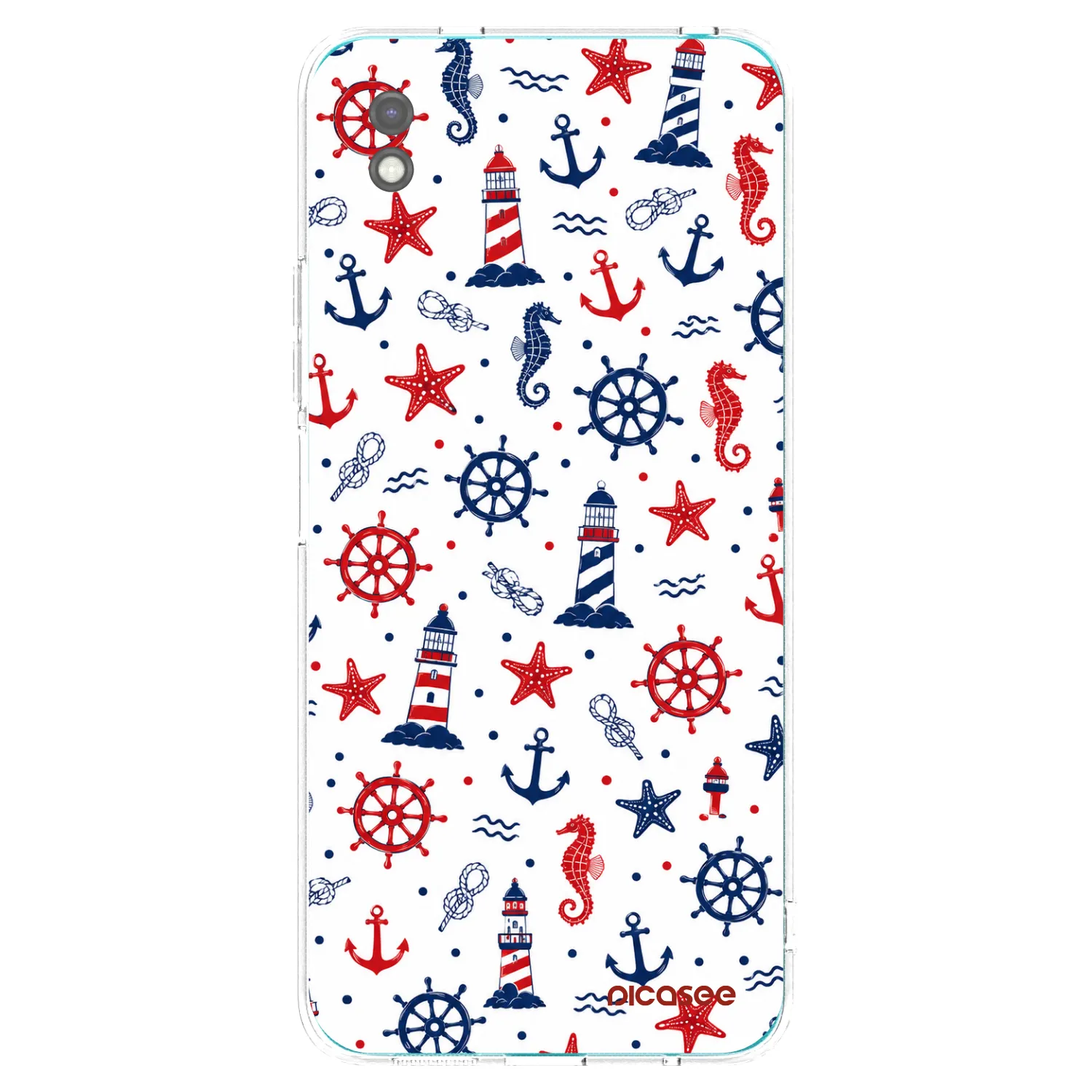 Picasee silikónový čierny obal pre Xiaomi Redmi 9A - Sailor Vibes