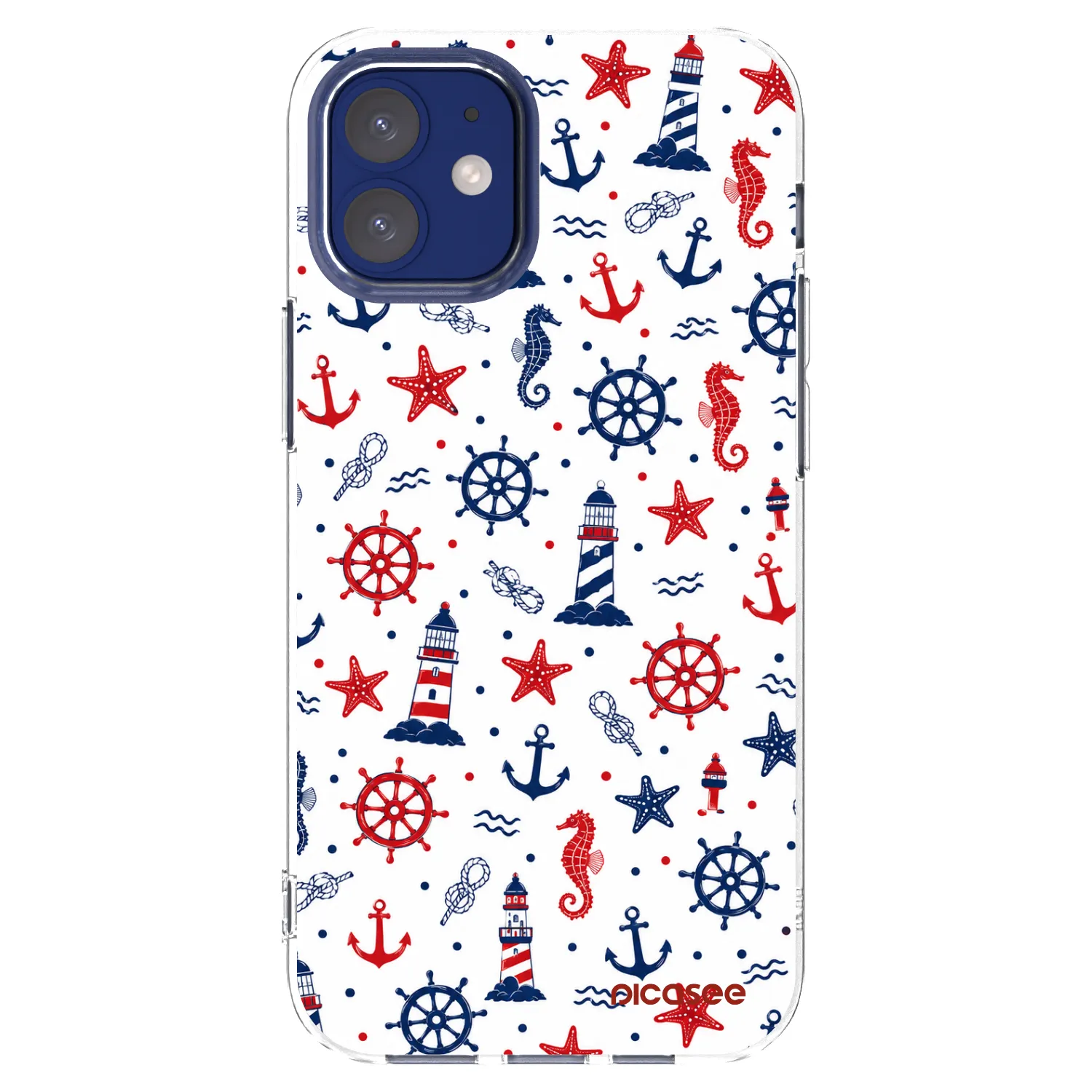 Picasee silikónový prehľadný obal pre Apple iPhone 12 mini - Sailor Vibes