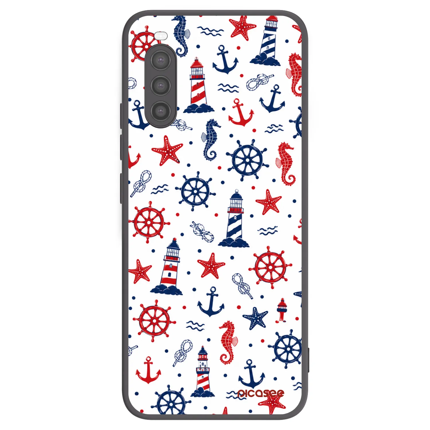 Picasee silikónový čierny obal pre Sony Xperia 10 II - Sailor Vibes