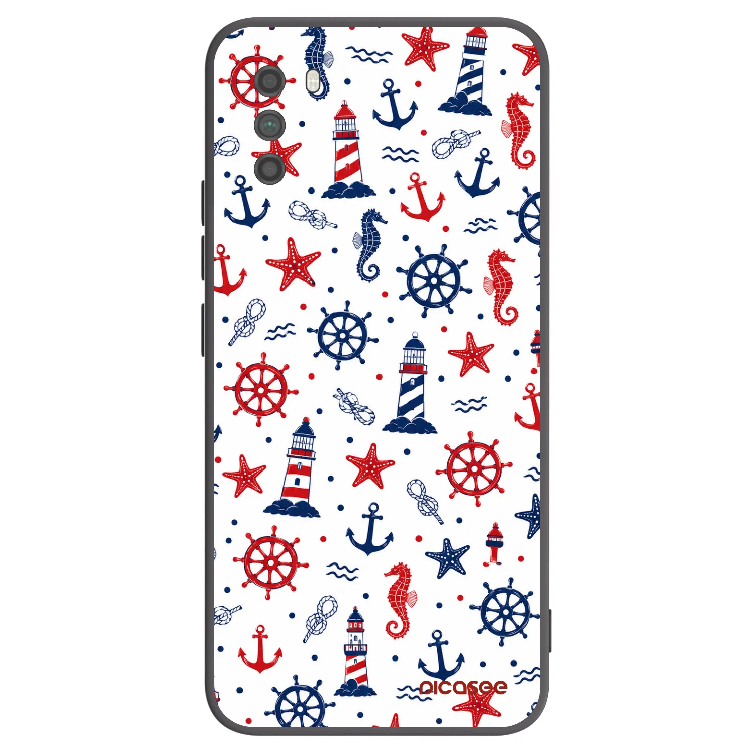 Picasee silikónový čierny obal pre Xiaomi Poco M3 - Sailor Vibes