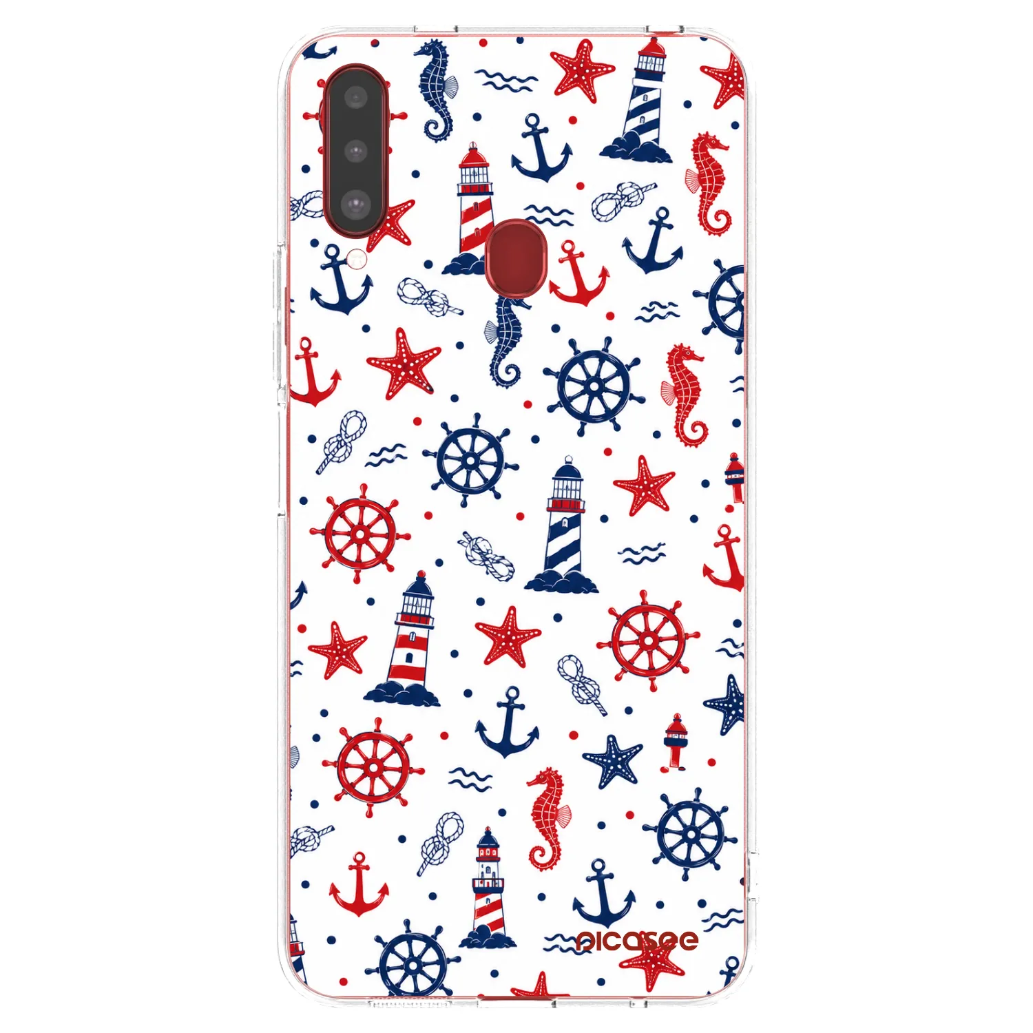 Picasee silikónový prehľadný obal pre Samsung Galaxy A20s - Sailor Vibes
