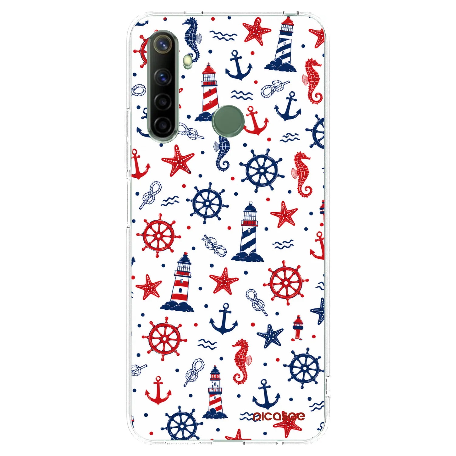 Picasee silikónový prehľadný obal pre Realme 6i - Sailor Vibes