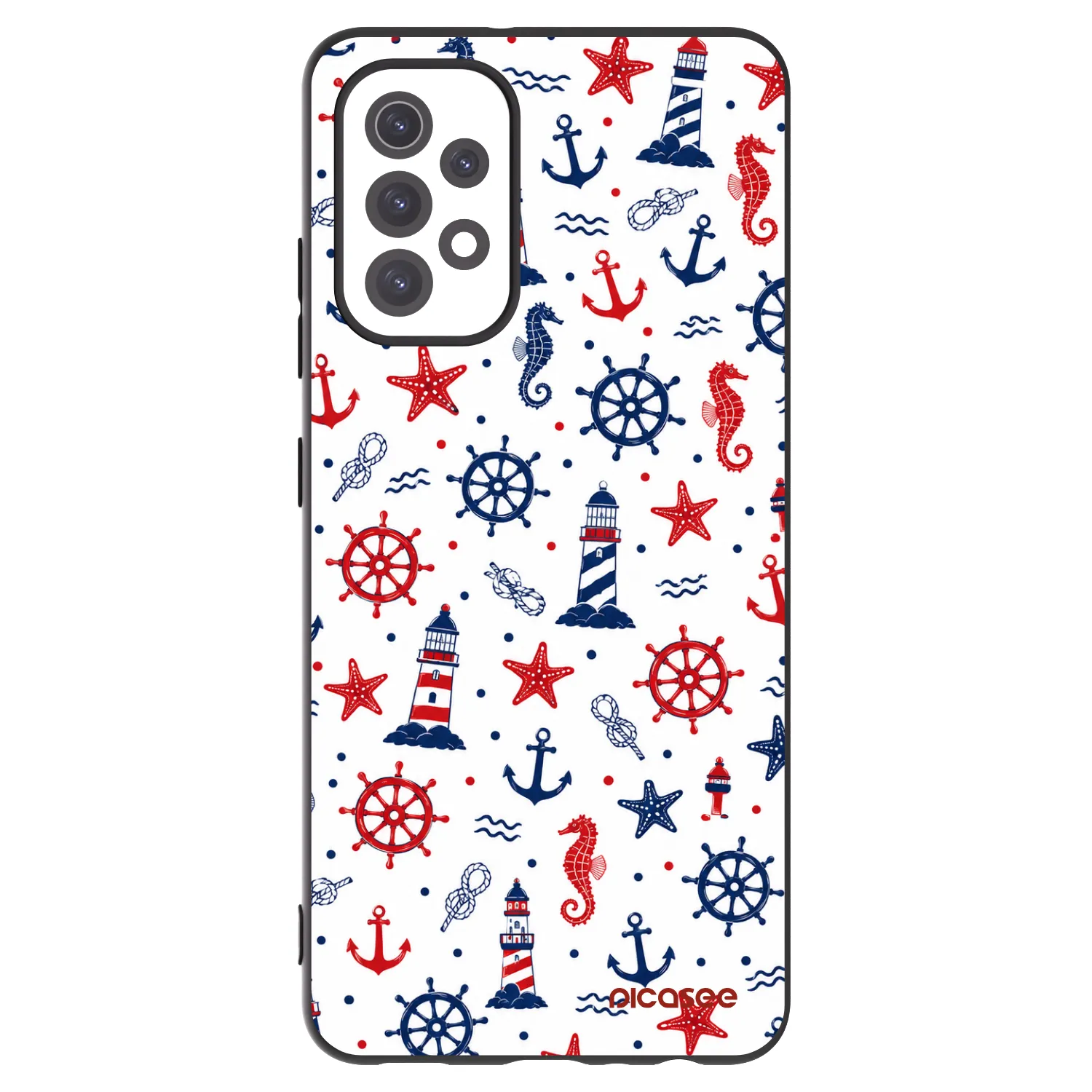 Picasee silikónový čierny obal pre Samsung Galaxy A32 5G A326B - Sailor Vibes