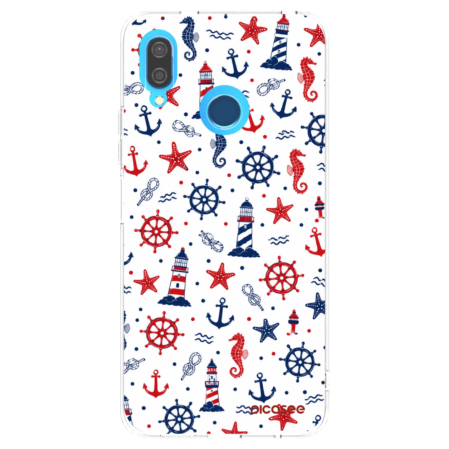 Picasee silikónový prehľadný obal pre Huawei P20 Lite - Sailor Vibes