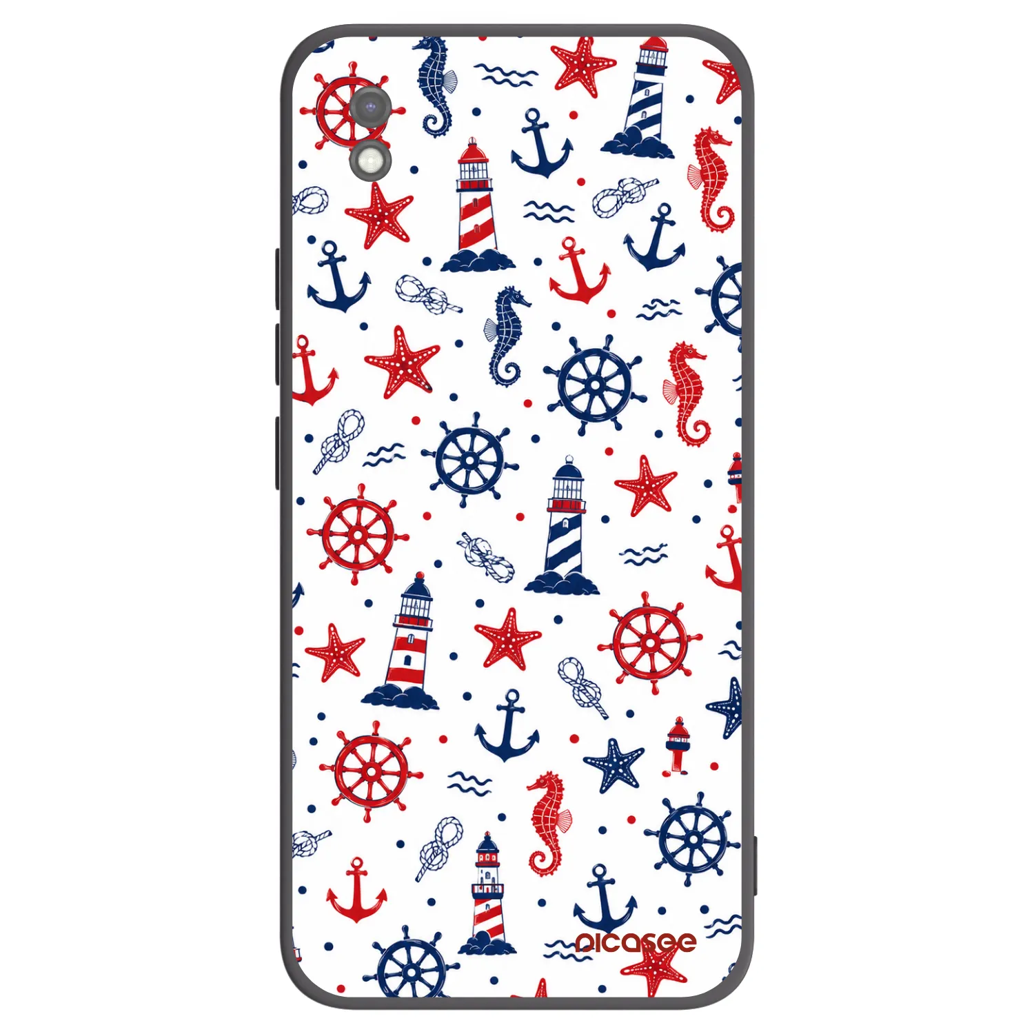 Picasee silikónový čierny obal pre Xiaomi Redmi 9AT - Sailor Vibes