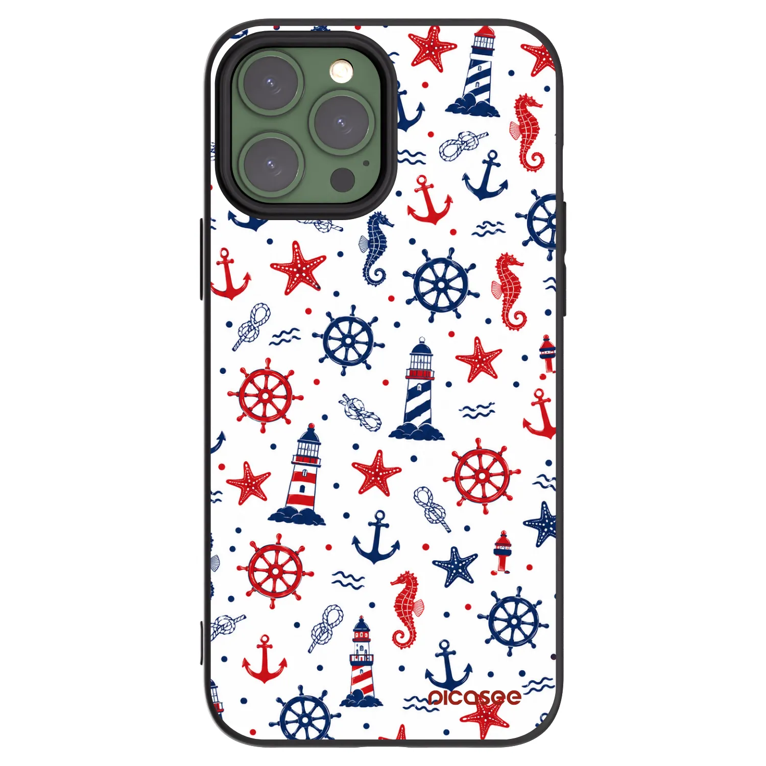 Picasee silikónový čierny obal pre Apple iPhone 13 Pro Max - Sailor Vibes