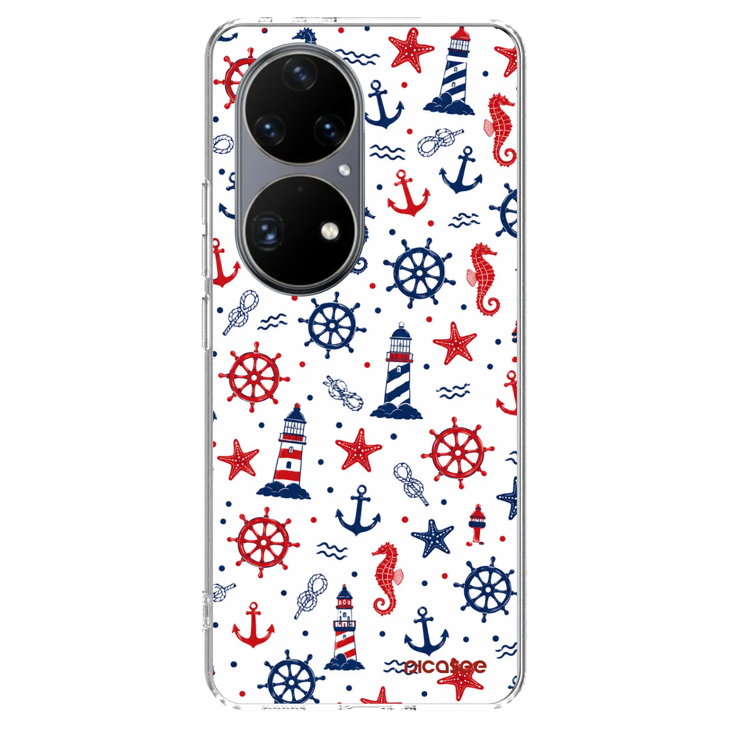 Picasee silikónový prehľadný obal pre Huawei P50 - Sailor Vibes