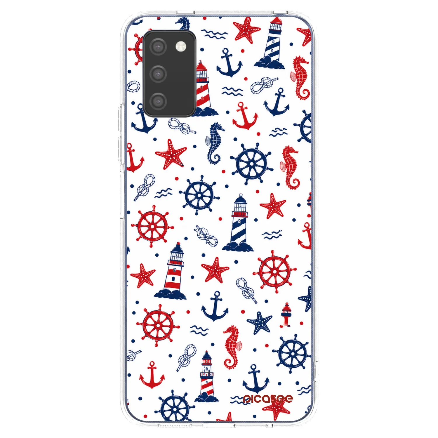 Picasee silikónový prehľadný obal pre Samsung Galaxy A02s A025G - Sailor Vibes