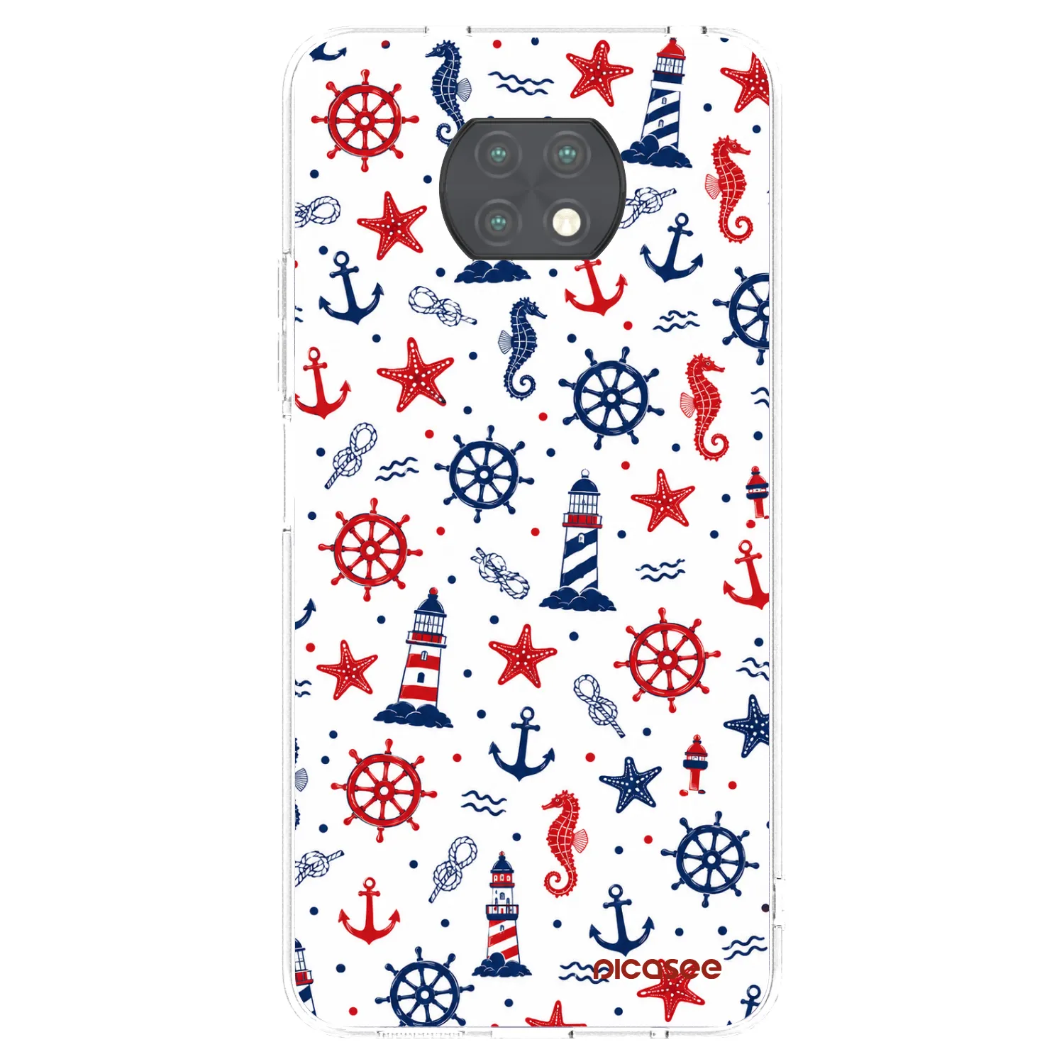 Picasee silikónový prehľadný obal pre Xiaomi Redmi Note 9T - Sailor Vibes
