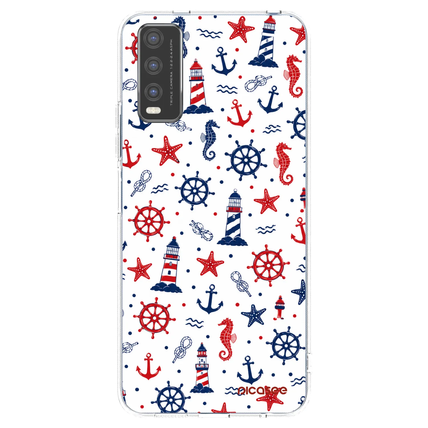 Picasee silikónový prehľadný obal pre Vivo Y20s - Sailor Vibes