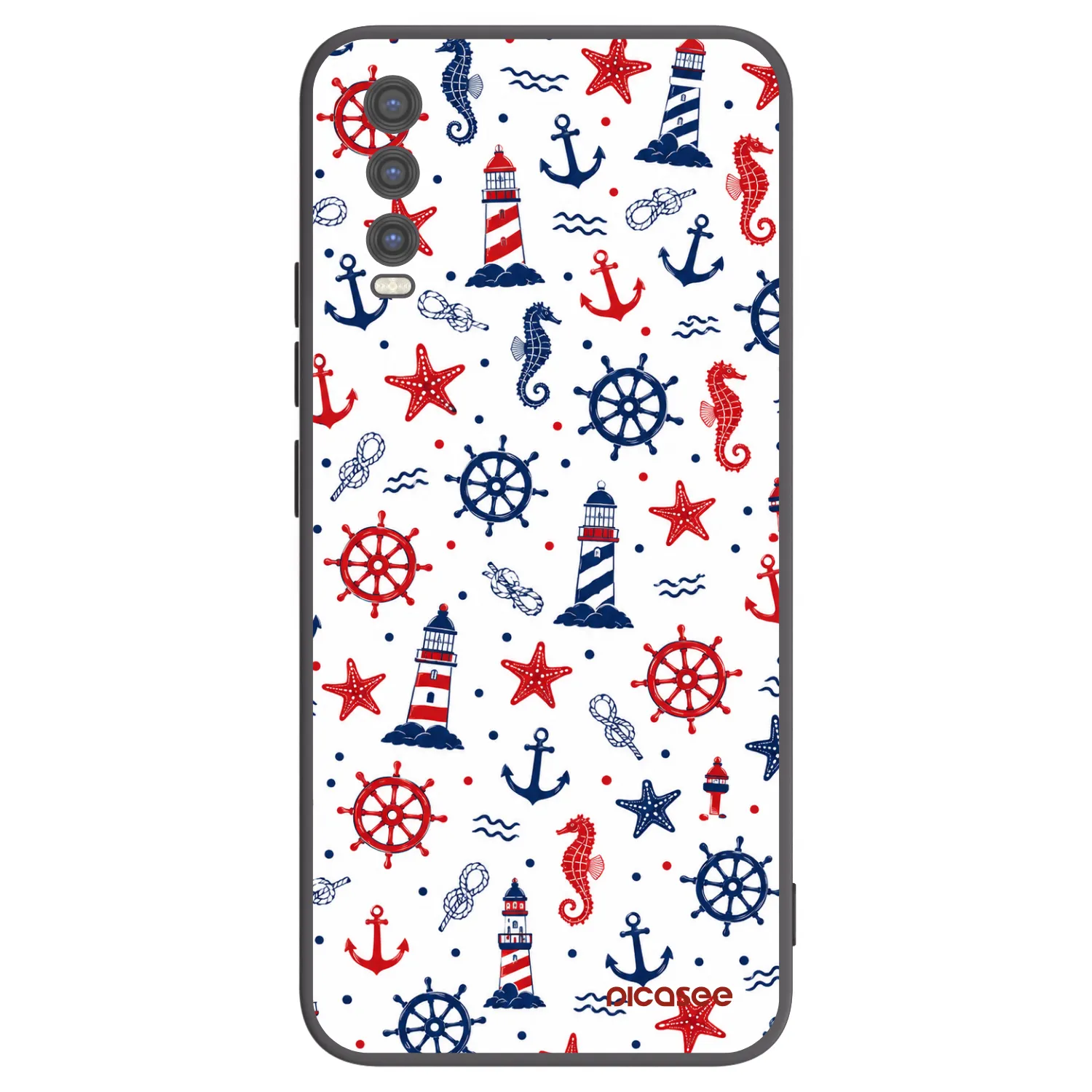 Picasee silikónový čierny obal pre Vivo Y20s - Sailor Vibes