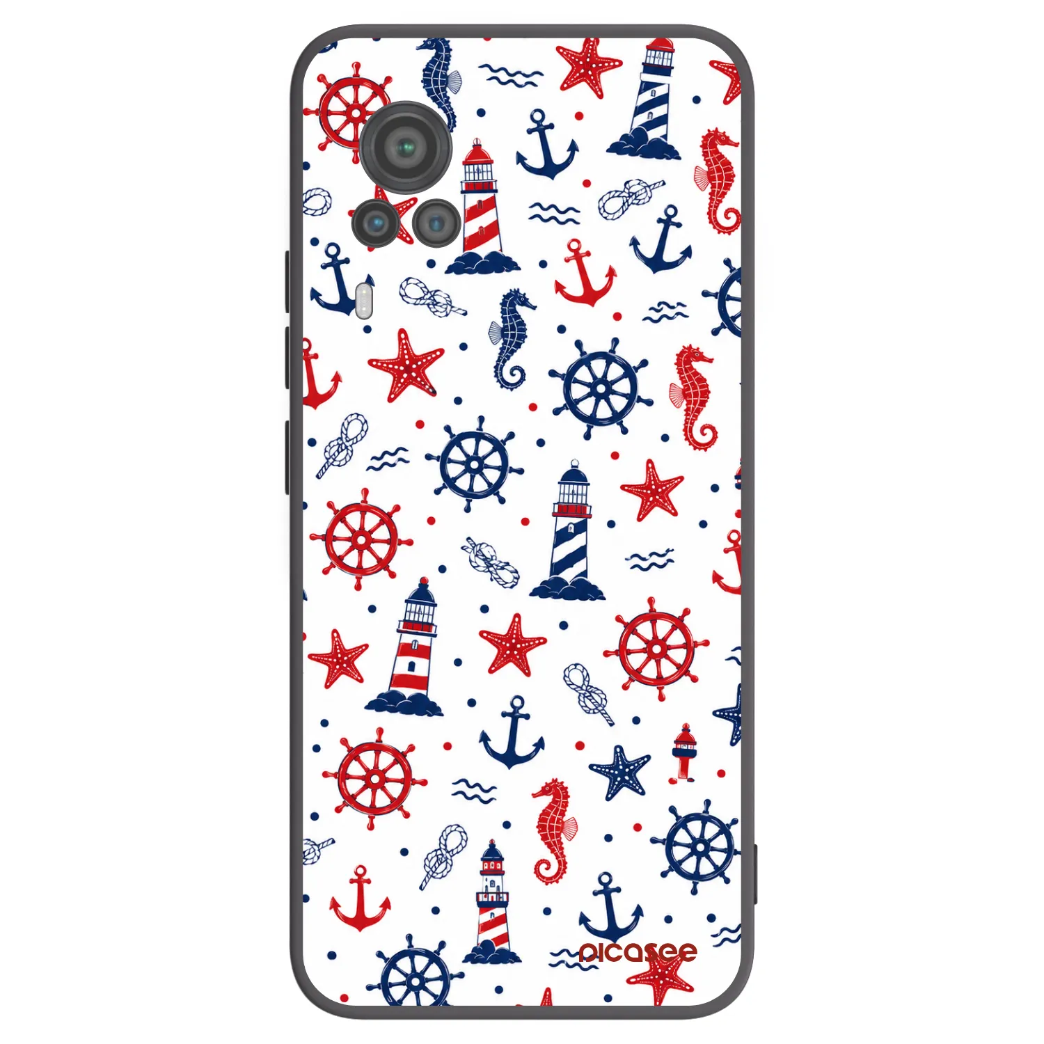 Picasee silikónový čierny obal pre Vivo X60 Pro 5G - Sailor Vibes