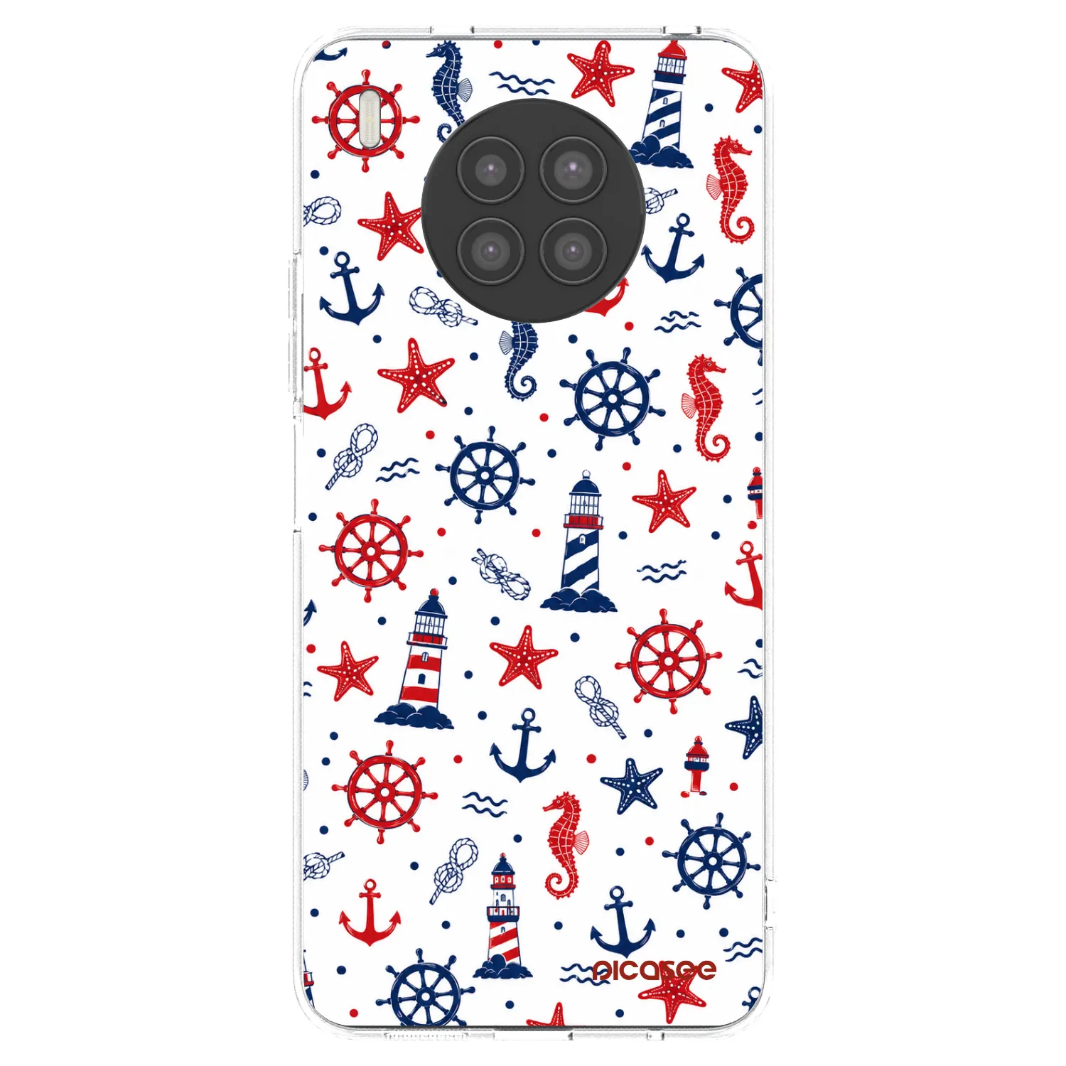 Picasee silikónový prehľadný obal pre Huawei Nova 8i - Sailor Vibes