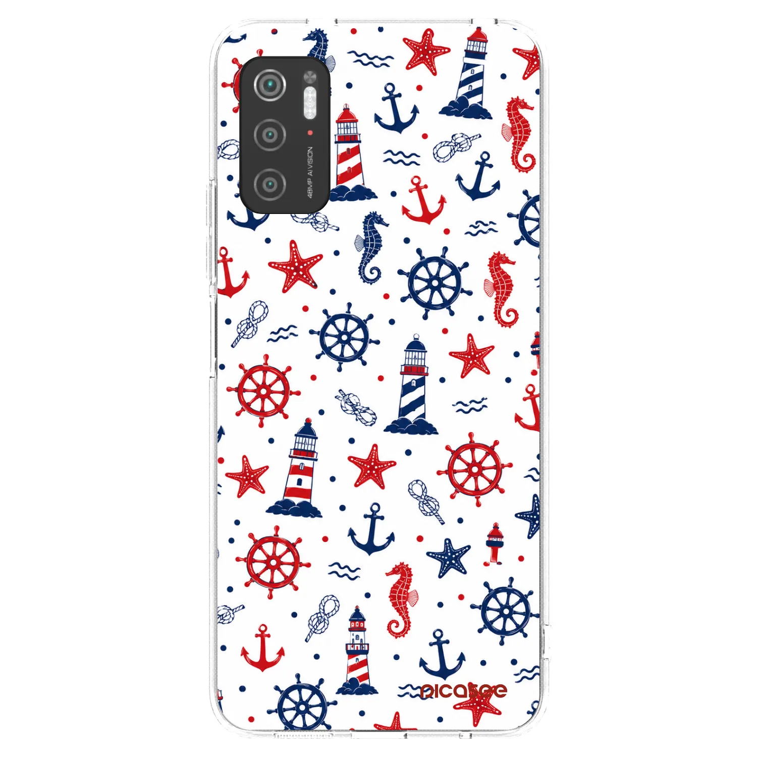 Picasee silikónový prehľadný obal pre Xiaomi Poco M3 Pro 5G - Sailor Vibes