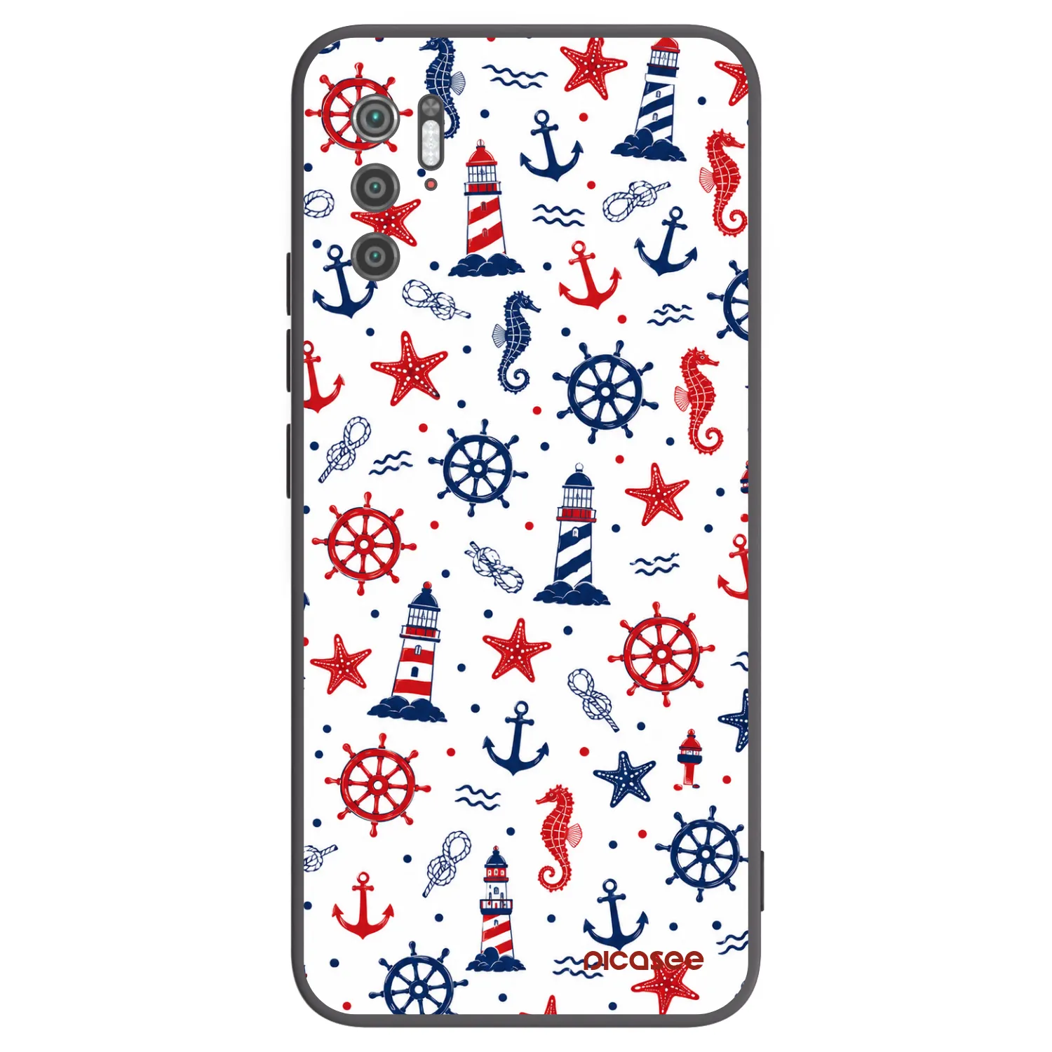 Picasee silikónový čierny obal pre Xiaomi Poco M3 Pro 5G - Sailor Vibes