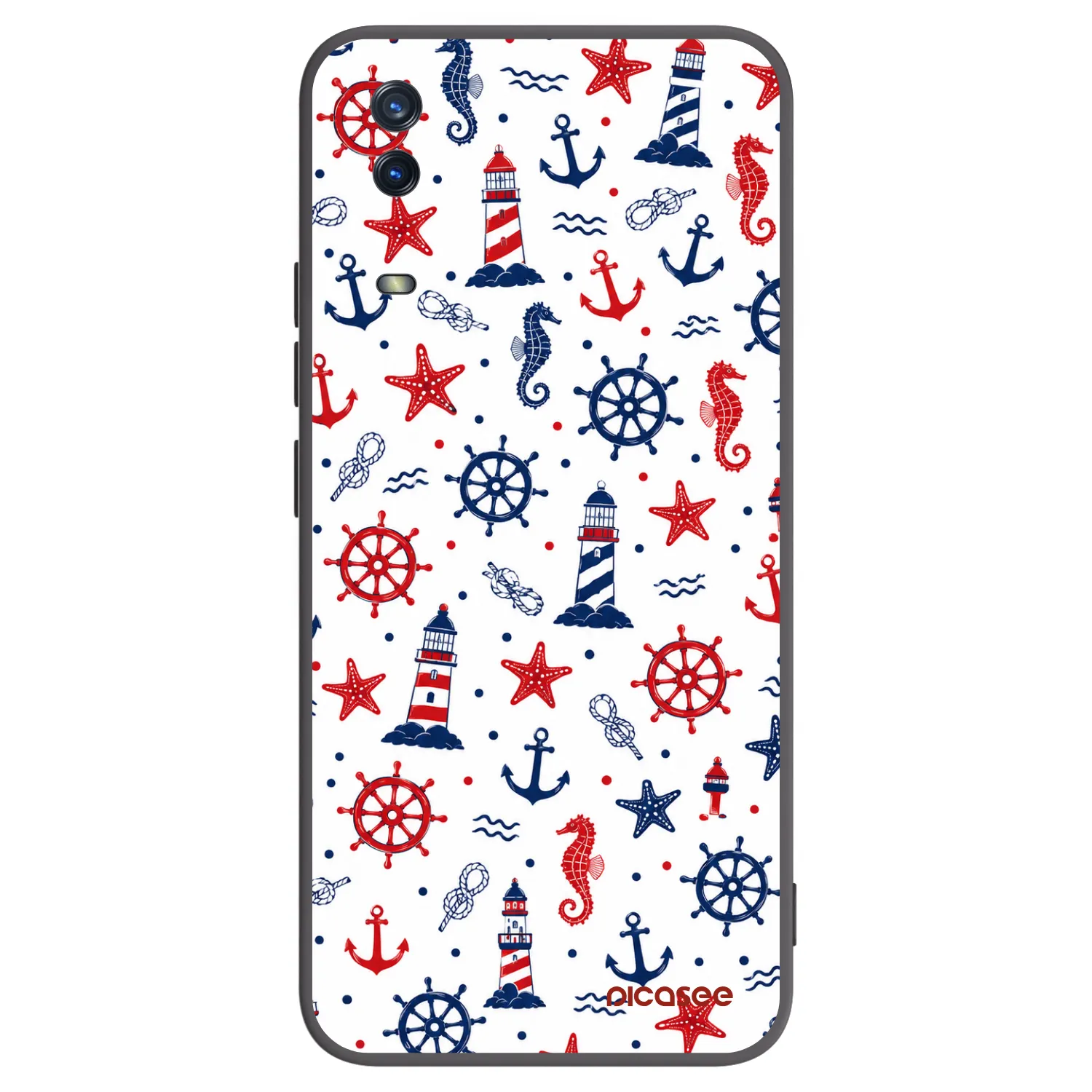 Picasee silikónový čierny obal pre Vivo Y11s - Sailor Vibes