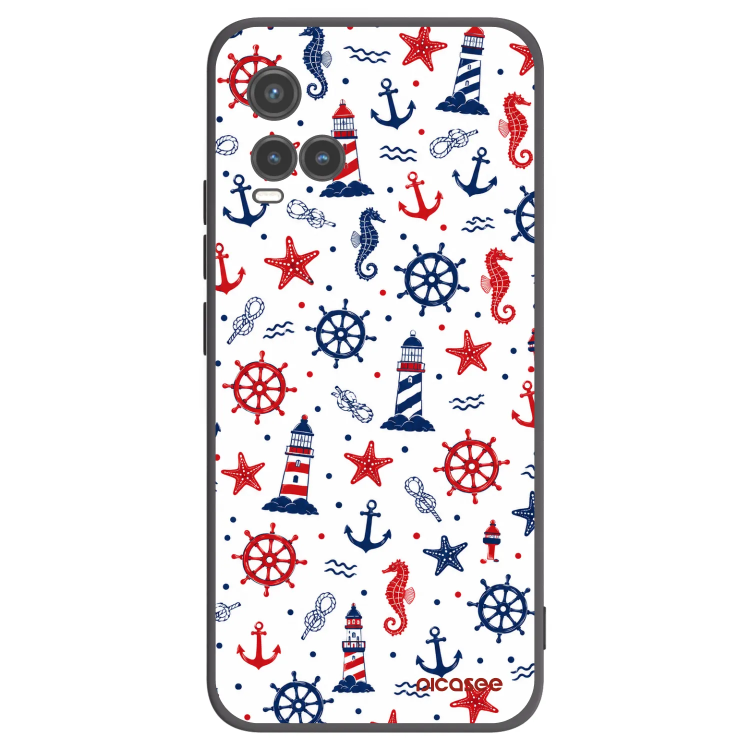 Picasee silikónový čierny obal pre Vivo Y33s - Sailor Vibes