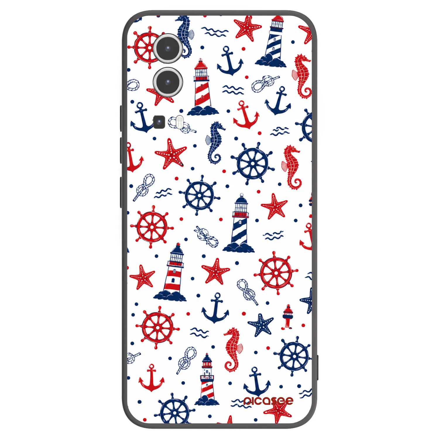 Picasee silikónový čierny obal pre Vivo Y72 5G - Sailor Vibes