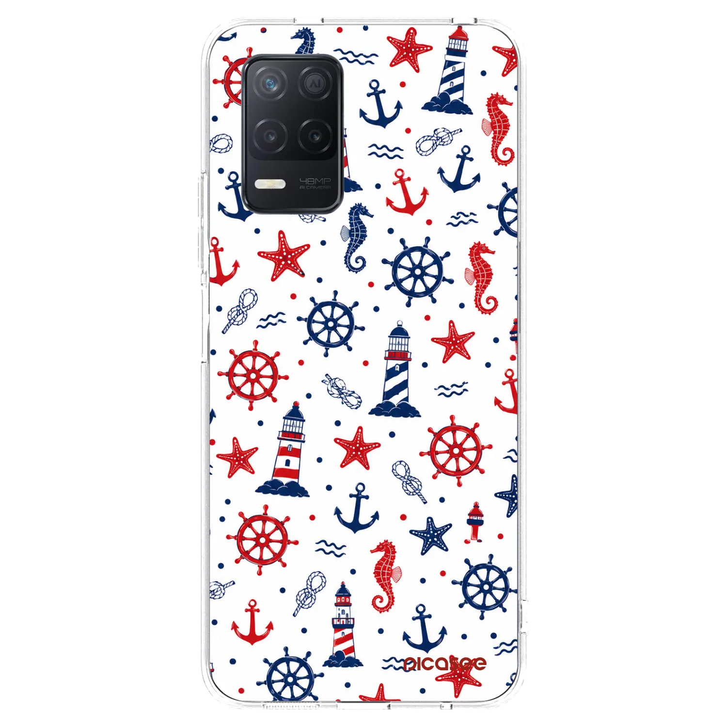 Picasee silikónový prehľadný obal pre Realme 8 5G - Sailor Vibes