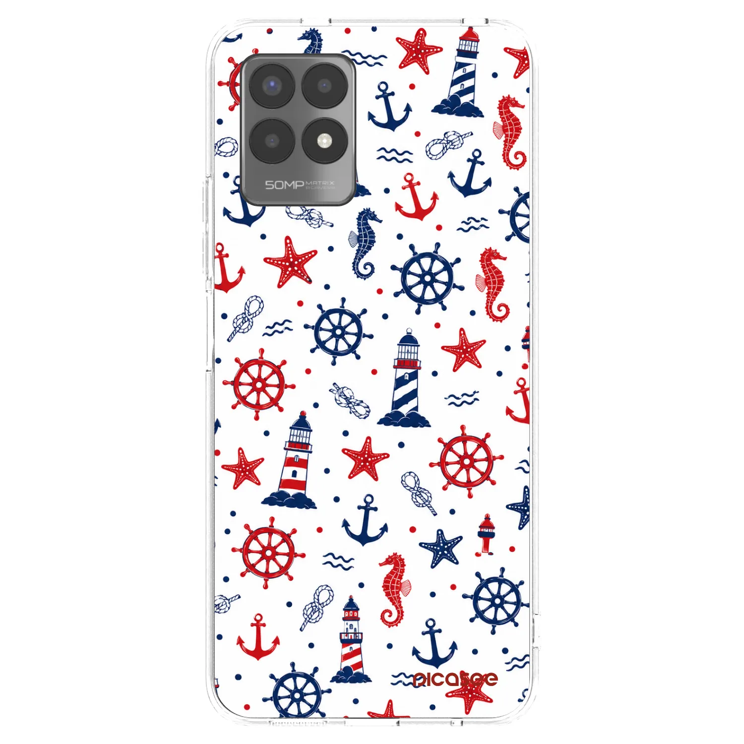 Picasee silikónový prehľadný obal pre Realme 8i - Sailor Vibes