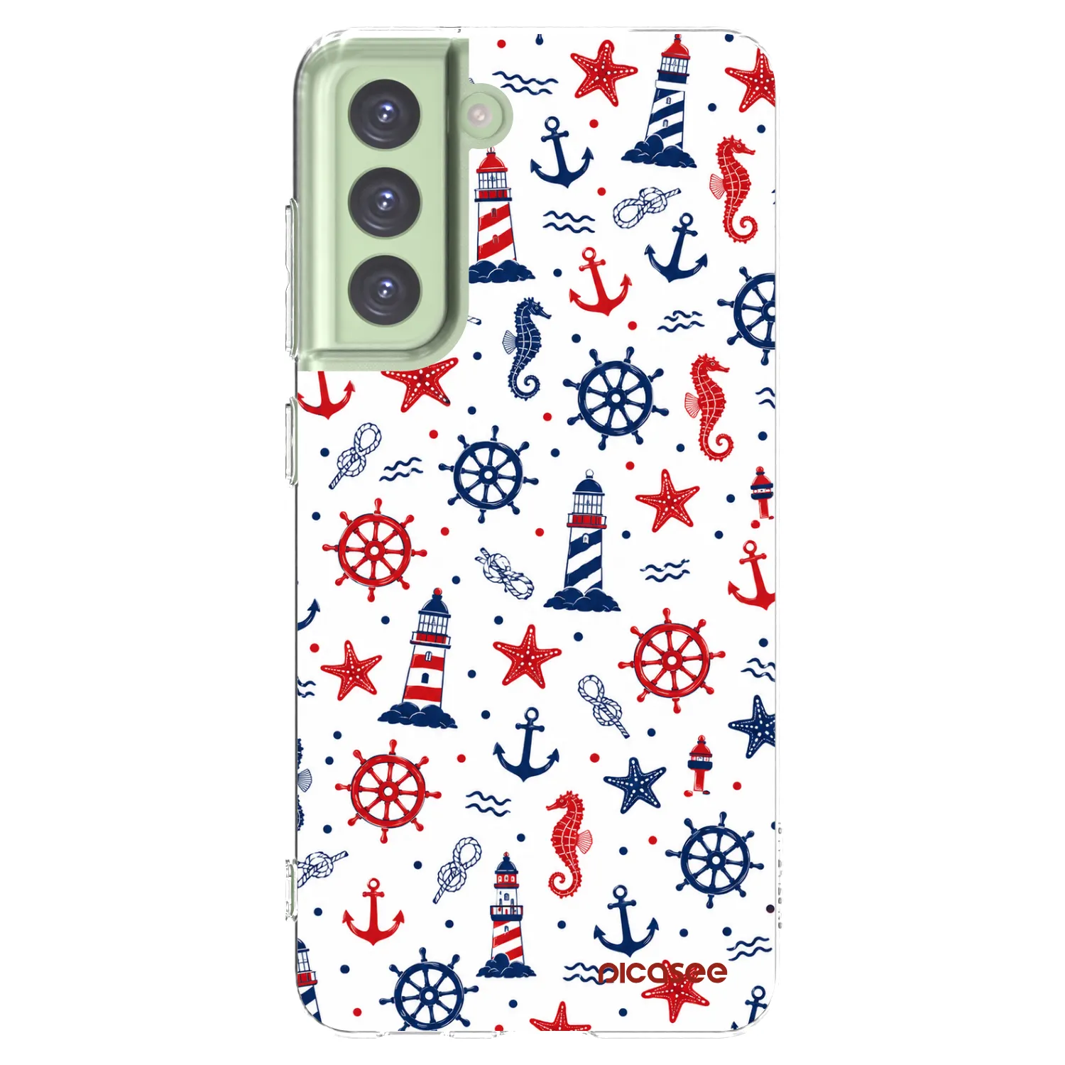 Picasee silikónový prehľadný obal pre Samsung Galaxy S21 FE 5G - Sailor Vibes