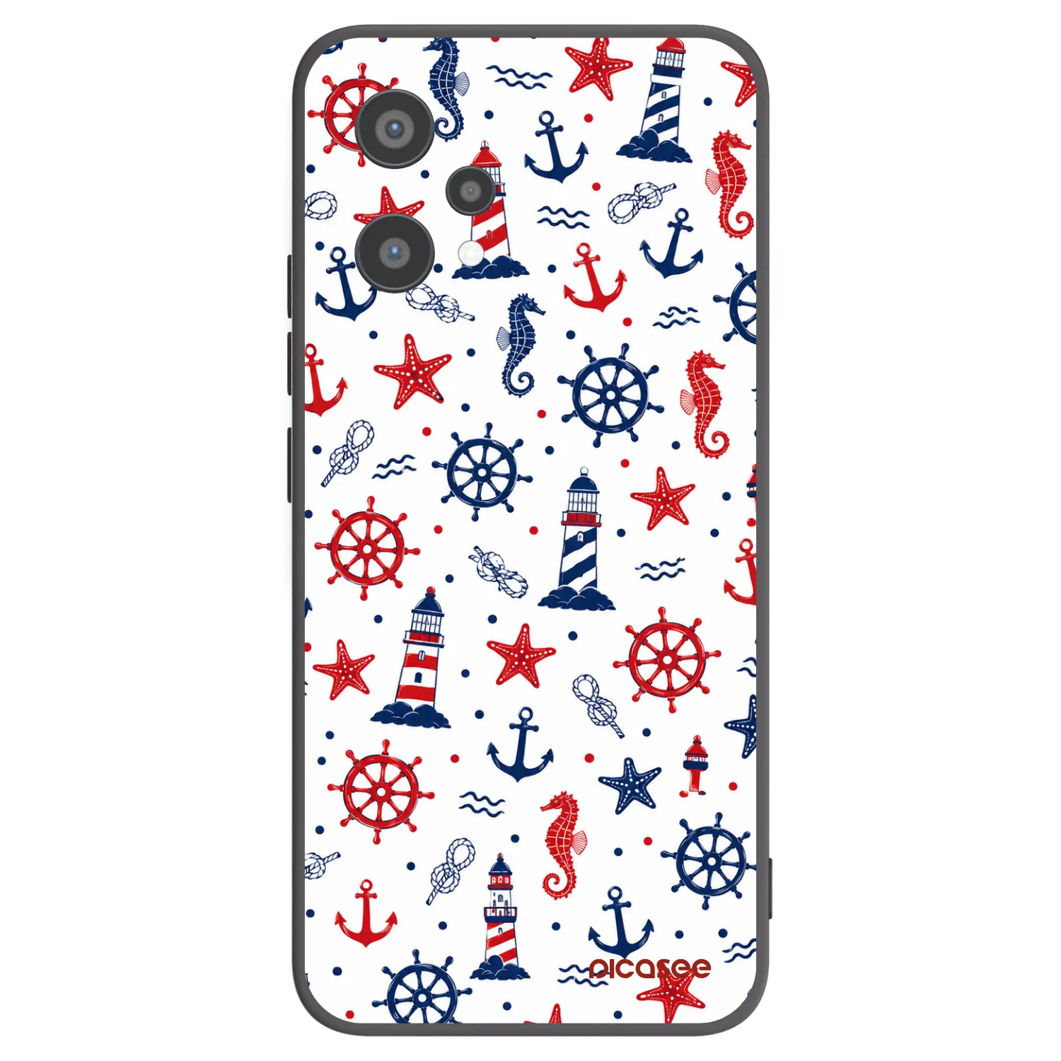 Picasee silikónový čierny obal pre Realme 9 Pro 5G - Sailor Vibes