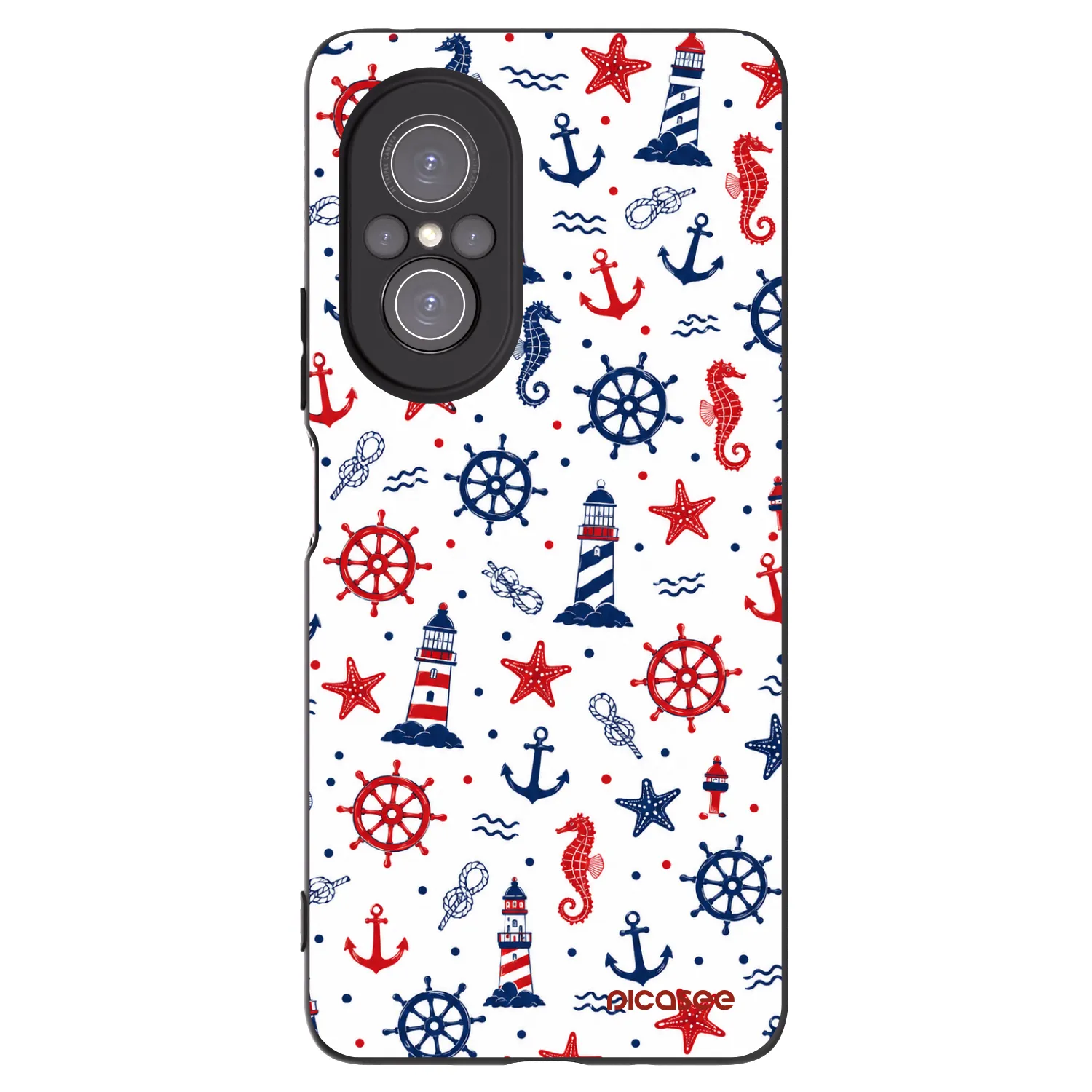 Picasee silikónový čierny obal pre Huawei Nova 9 SE - Sailor Vibes