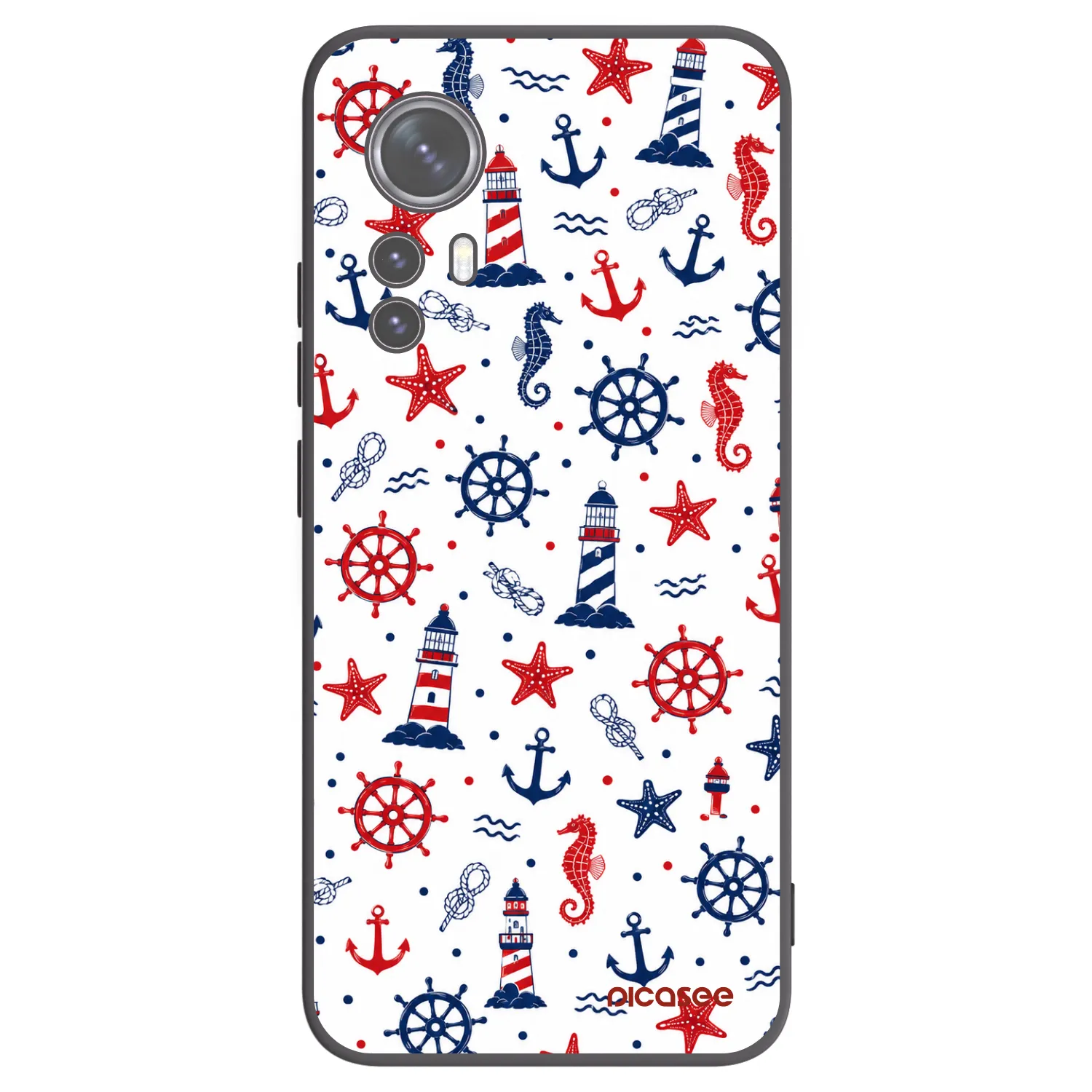 Picasee silikónový čierny obal pre Xiaomi 12 - Sailor Vibes