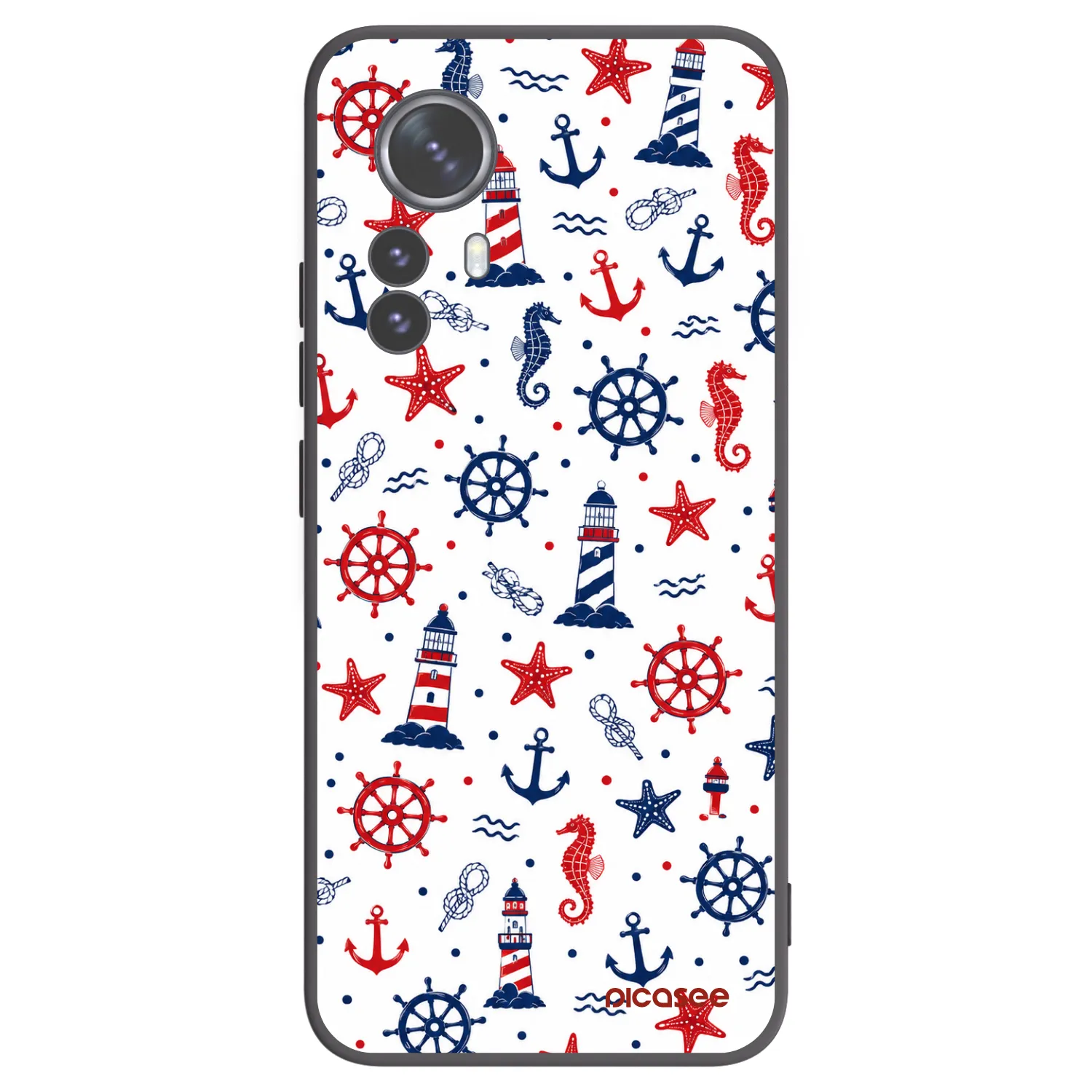 Picasee silikónový čierny obal pre Xiaomi 12 Pro - Sailor Vibes