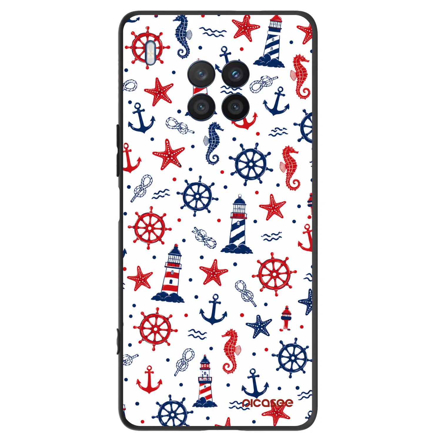 Picasee silikónový čierny obal pre Honor 50 Lite - Sailor Vibes