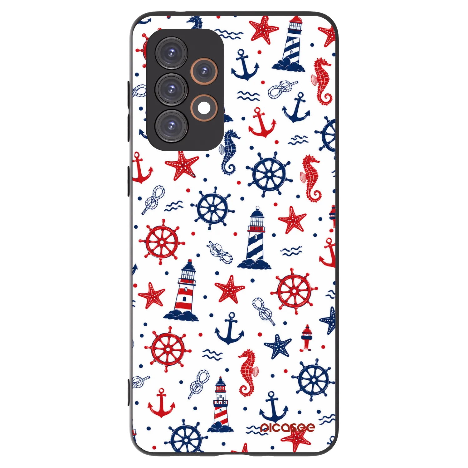Picasee silikónový čierny obal pre Samsung Galaxy A33 5G A336 - Sailor Vibes
