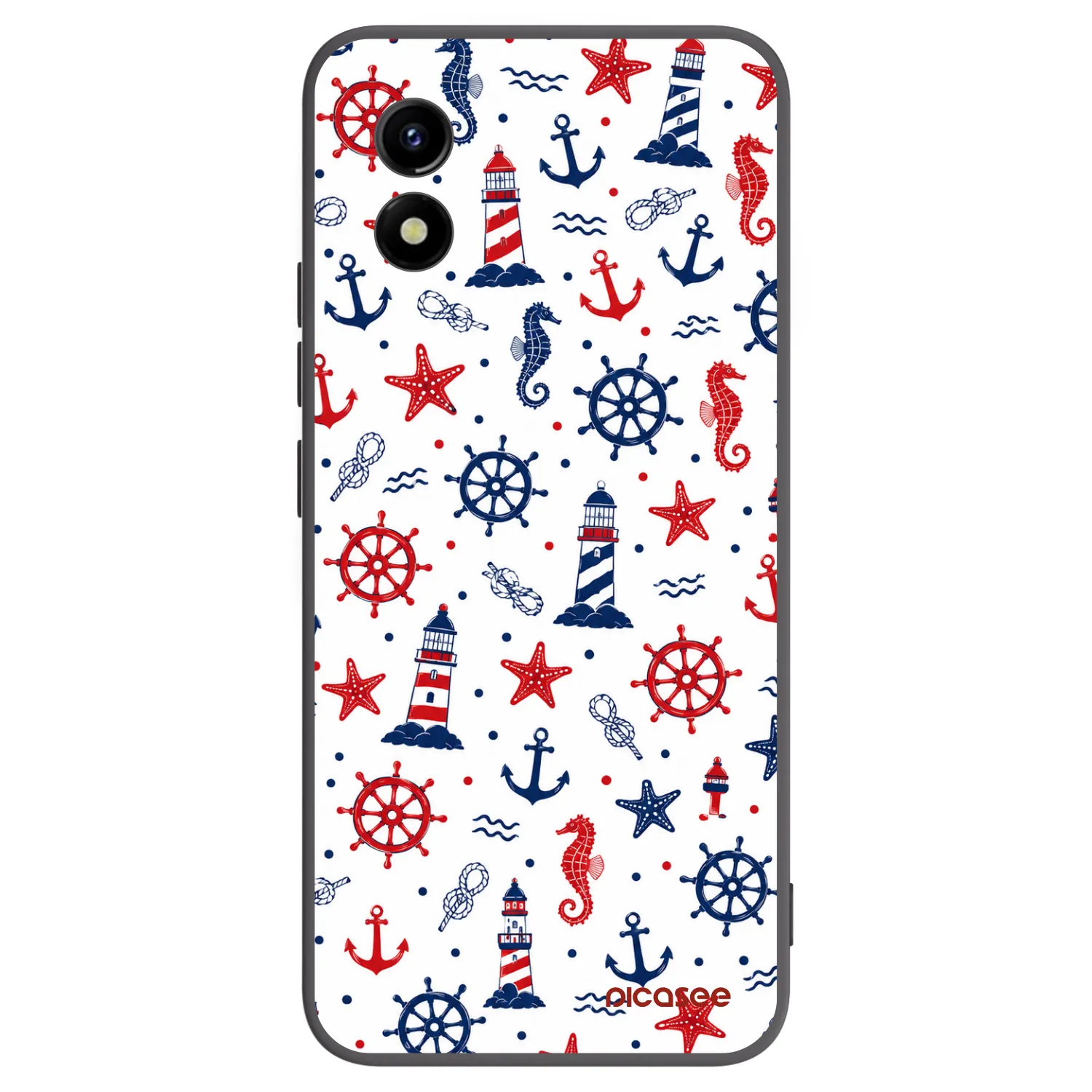 Picasee silikónový čierny obal pre Vivo Y01 - Sailor Vibes