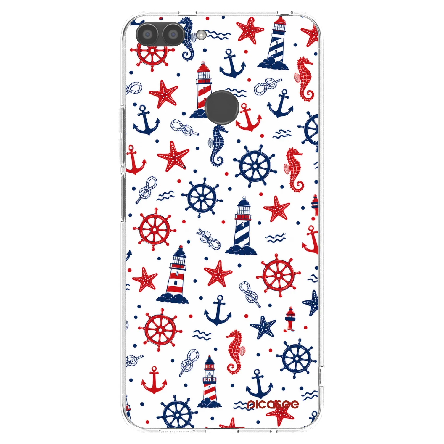 Picasee silikónový prehľadný obal pre Huawei P Smart - Sailor Vibes