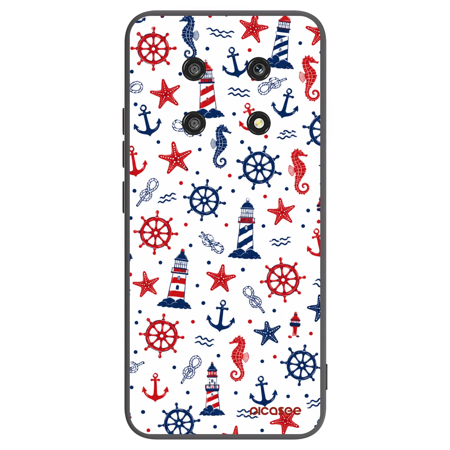Picasee silikónový čierny obal pre Honor Magic4 Lite 5G - Sailor Vibes