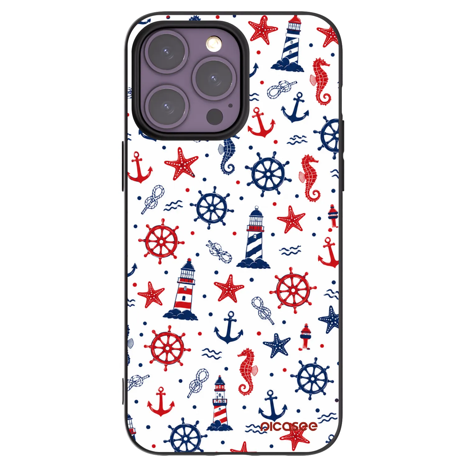 Picasee silikónový čierny obal pre Apple iPhone 14 Pro Max - Sailor Vibes